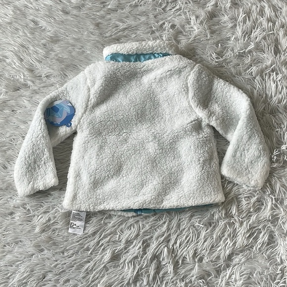 Cubcoats Girls Benne the Bunny Sherpa Jacket blue/white size 3 - Picture 9 of 11